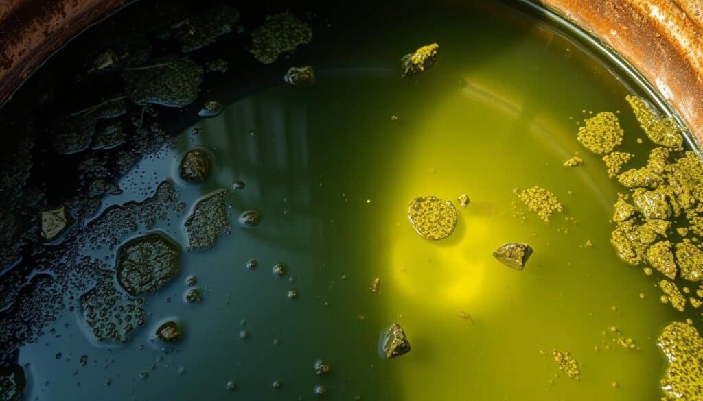 contaminação da água