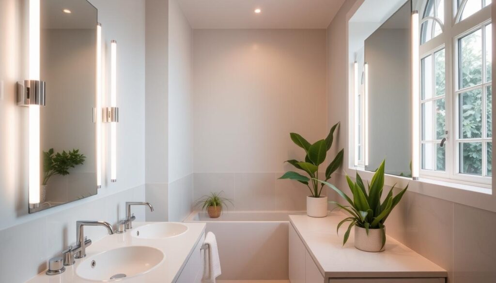 iluminação no banheiro iluminação no banheiro