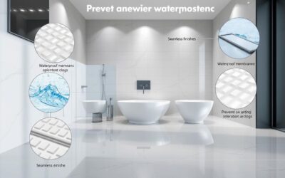 Como a impermeabilização de áreas molhadas previne infiltrações e entupimentos