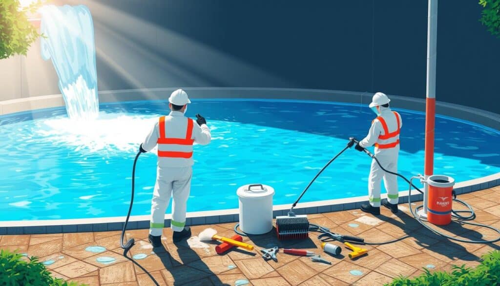 limpeza periódica caixas d'água